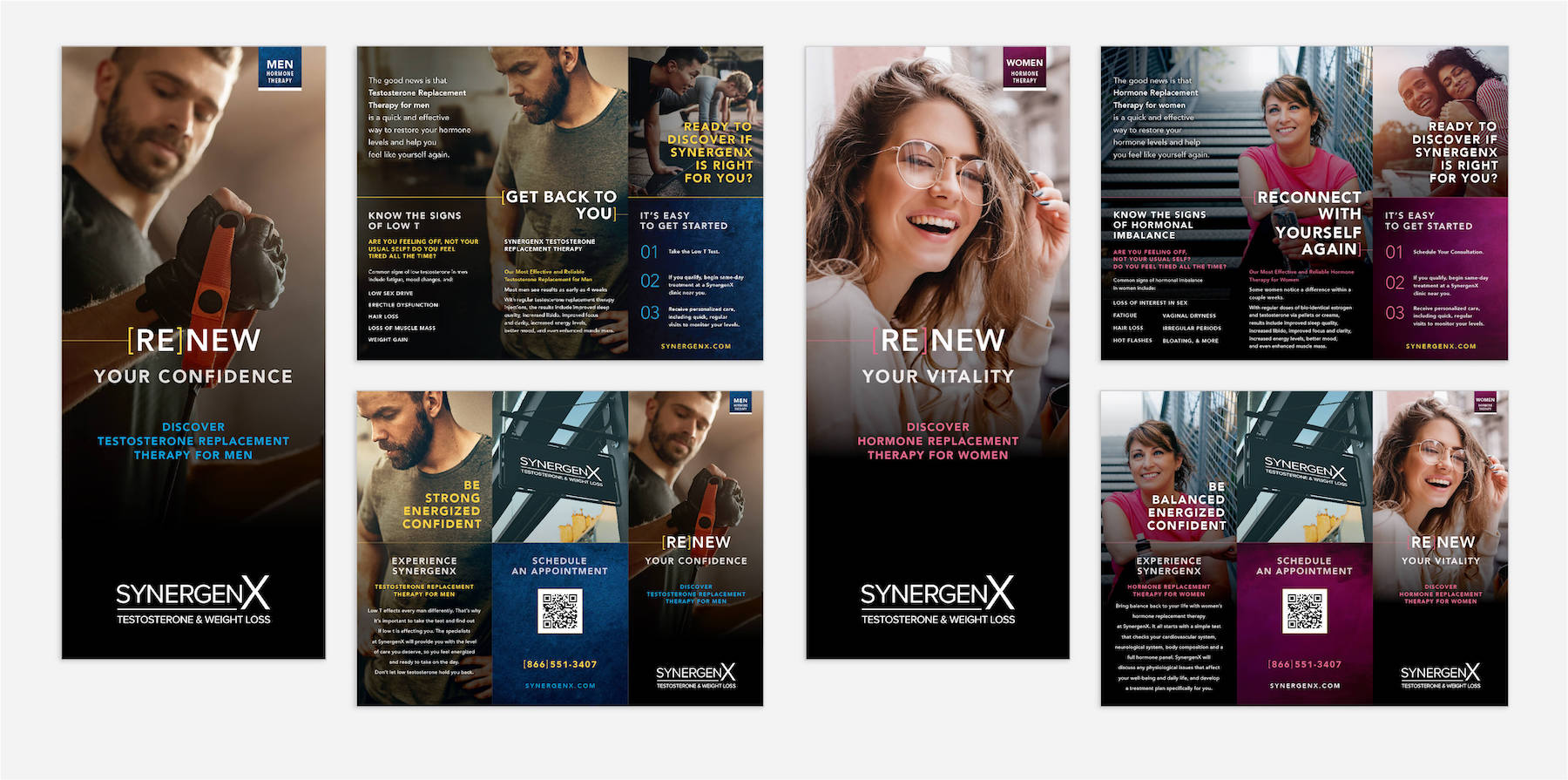 screenshots of Synergenx Health's brochure