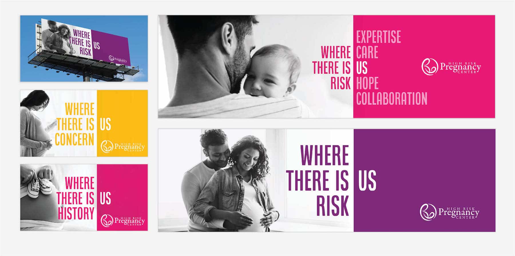 screenshots of HRPC billboard design